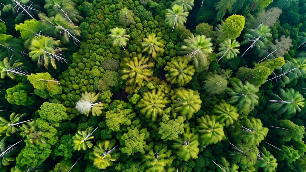 Forest carbon inventory drone mapping